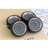 1/24 18'' SSR Formula Aero Mesh Rim set with Tyres