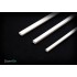 Rectangle Plastic Rod set #Tube (1pc: 5x2mm, 1pc: 4x2.5mm, 1pc: 3x2mm, each length 250mm)