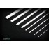 Semicircle Shape Plastic Rod set(8pcs, dia 1mm-8mm, each length 250mm)