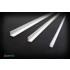 L Shape Plastic Rod set (2x2mmx1pc, 3.3mmx1pc, 4.4mm x1pc, each length 250mm)
