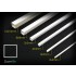 Square Plastic Rod set #Tube (6pcs, each length 250mm)
