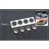1/24 Headlight Detail Up Parts Set (6.5mm) for Tamiya kit