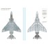 1/48 British F-4J Phantom II Marking Set Vol.1 (2pcs) for #SWS48-04