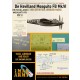 1/32 De Havilland Mosquito FB Mk.VI Airbrush Paint Masking for Tamiya kits