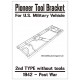 1/35 US Pionner Tool Bracket 2nd type without tool, 1942 - 1960'