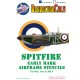 Decals for 1/72 Supermarine Spitfire Early Mark Airframe Stencils