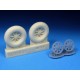 1/48 F4U Corsair Diamond Tread Mainwheels for Tamiya kits