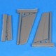 1/48 North American FJ-2 Fury Corrected Tail Surfaces for Kitty Hawk kits