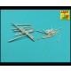 1/200 German Scharnhorst Main Armament (280mm x9, 150mm x12, 105mm x14)