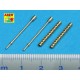 1/25 Set of 2 Turned US Barrels for Browning M-1919 A4 with two part Muzzle