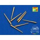 1/700 38.1cm Long Barrels for Turrets without Anti-blast for HMS Hood (8pcs)
