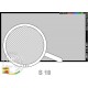 Photoetched Drilled Plate (Gap diameter: 1.0mm, dimensions: 75mm x 42mm)
