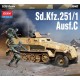 1/35 German Half-Track Armored Vehicle 251/1 Ausf.C Type Hanomag