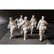 1/35 German Mortar Team Crews Wearing Camo Smocks (5 figures)