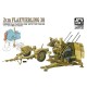 1/35 German 2cm Flak38 AA Gun with Tow Trailer