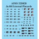 Decals for 1/32 Junkers Ju 88 External Placards