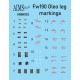 Decals for 1/48 Junkers Ju 88 Data Plates (plus extras)
