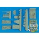 1/48 Typhoon Mk.Ib Tear Drop Canopy Cockpit Set for Hasegawa kit