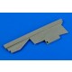 1/48 Mikoyan MiG-23MF/MiG-23ML Correct Tail Fin for Trumpeter kit (resin)