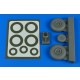 1/48 Do 217N Wheels & Paint Masks Late Ver. A for ICM kits