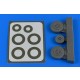 1/48 L-39C Albatros Wheels & Paint Masks for Trumpeter kits