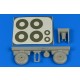 1/72 Wellington Wheels & Paint Masks (Late) for Airfix kits