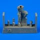 1/72 WWII German Luftwaffe Pilot for Messerschmitt Bf-109 Late Version kit (1 Resin Pilot)