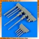 1/32 Focke-Wulf Fw190A-2/Fw190A-6 Gun Barrels for Hasegawa kit