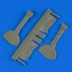 1/32 A6M5c Zero Type 52 Undercarriage Covers for Hasegawa kits