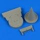 1/32 Mikoyan-Gurevich MiG-21 Fod Covers for Trumpeter kits