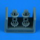 1/32 WWII German Luftwaffe Pedals Late Version