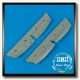 1/48 Mosquito Undercarriage Covers for Tamiya kit