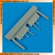 1/48 Grumman F6F-3 Hellcat Gun Barrels (late) for Eduard kit