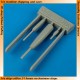 1/48 Mikoyan-Gurevich MiG-17F Gun Barrels for HobbyBoss kit
