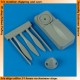 1/48 Hawker Hurricane de Havilland Propeller w/tool for Hasegawa kits 
