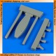 1/48 Sepecat Jaguar A Correct Air Intakes for Kittyhawk kits 