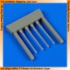 1/48 Kawanishi N1K2-J Shiden-Kai Gun Barrels for Hasegawa kit