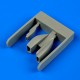 1/48 Grumman OV-1 Mohawk Air Scoops for Roden kit