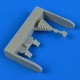 1/48 Sukhoi Su-25K Frogfoot Control Lever and Pedals for KP/Smer kit
