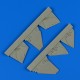 1/48 Defiant Mk I Undercarriage Covers for Trumpeter kits