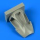 1/48 P-40B Warhawk Air Intake for Airfix kits