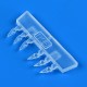 1/48 Bf 109K Clear Position Lights with Light Bulb for Eduard kits