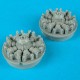 1/72 Grumman S2F-1 Tracker Engines for Hasegawa kits 