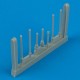 1/72 Junkers Ju 88G Gun Barrels for Hasegawa kits 