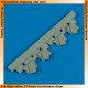 1/72 B-24 Liberator Radiators for Hasegawa kit