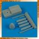 1/72 P-51B Mustang/C/D Propeller w/tool for Hasegawa kit