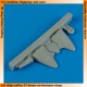 1/72 Brewster 339 Buffalo C/D/E Tail Cone and Tailwheel for Hasegawa kit