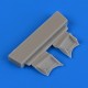 1/72 Grumman F4F-4 Wildcat Undercarriage Covers for Airfix kit