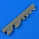 1/72 Bristol Beaufighter Air Intakes and Fuel Drain (A) for Airfix kit