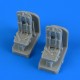 1/72 Sikorsky SH-3H Seaking Seats with Safety Belts for Fujimi kit